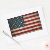 Sticker Rectangulaire Drapeau américain (Enveloppe)