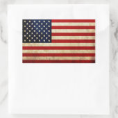 Sticker Rectangulaire Drapeau américain (Sac)