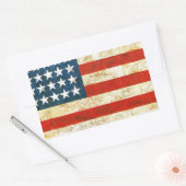 Sticker Rectangulaire Drapeau Américain (Enveloppe)
