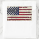 Sticker Rectangulaire Drapeau américain (Sac)