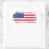 Sticker Rectangulaire Drapeau américain (Sac)