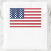 Sticker Rectangulaire Drapeau américain (Sac)