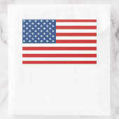Sticker Rectangulaire Drapeau américain (Sac)