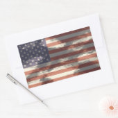 Sticker Rectangulaire Drapeau américain (Enveloppe)