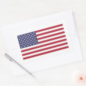 Sticker Rectangulaire Drapeau américain, Drapeau des États-Unis (Enveloppe)