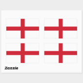 Sticker Rectangulaire Drapeau anglais (Feuille)