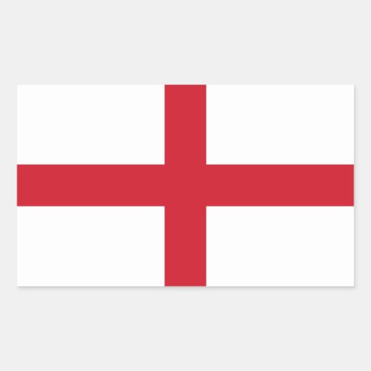 Sticker Rectangulaire drapeau anglais (Devant)