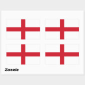 Sticker Rectangulaire Drapeau anglais, Drapeau anglais (Feuille)