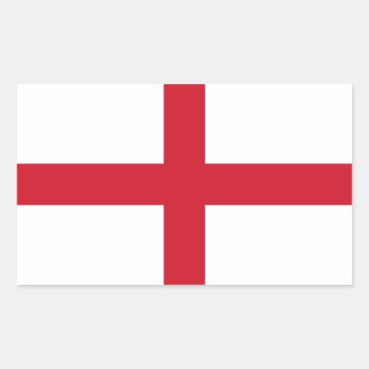 Sticker Rectangulaire Drapeau anglais, Drapeau anglais (Devant)