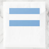 Sticker Rectangulaire Drapeau Argentine/Argentine (civil) (Sac)