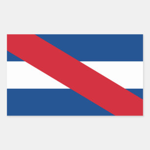 Sticker Rectangulaire Drapeau Artigas uruguayen