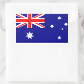 Sticker Rectangulaire Drapeau australien (Sac)