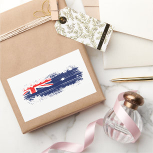 Sticker Rectangulaire Drapeau australien