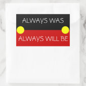 Sticker Rectangulaire drapeau autochtone australien (Sac)