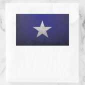 Sticker Rectangulaire Drapeau bleu Bonnie (Sac)