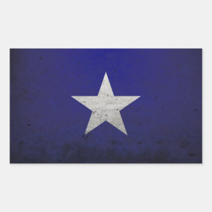 Sticker Rectangulaire Drapeau bleu Bonnie