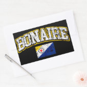 Sticker Rectangulaire Drapeau Bonaire (Enveloppe)