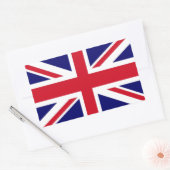 Sticker Rectangulaire Drapeau britannique (Enveloppe)