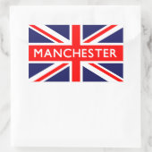 Sticker Rectangulaire Drapeau britannique de Manchester (Sac)