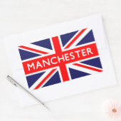 Sticker Rectangulaire Drapeau britannique de Manchester (Enveloppe)