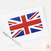 Sticker Rectangulaire Drapeau britannique, Union Jack (Enveloppe)