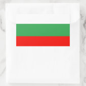Sticker Rectangulaire Drapeau Bulgarie (Sac)