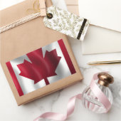 Sticker Rectangulaire Drapeau canadien (Cadeaux)