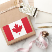 Sticker Rectangulaire Drapeau canadien (Cadeaux)