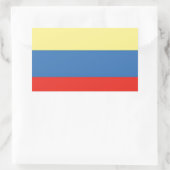 Sticker Rectangulaire Drapeau Colombie (Sac)