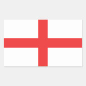 Sticker Rectangulaire Drapeau d'Angleterre (Devant)