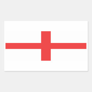 Sticker Rectangulaire Drapeau d'Angleterre
