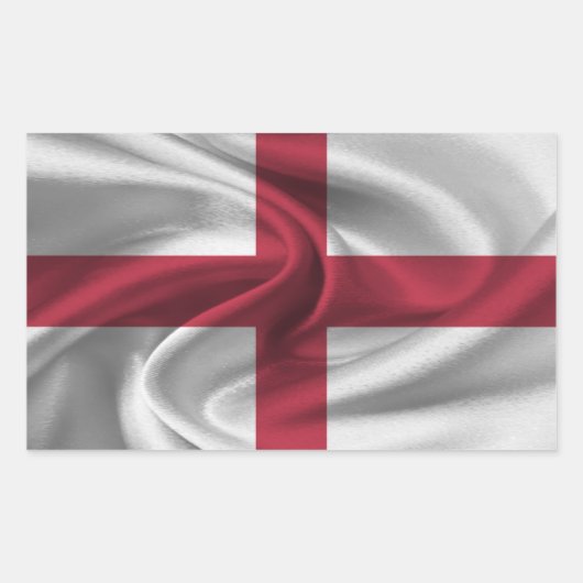Sticker Rectangulaire Drapeau d'Angleterre (Devant)
