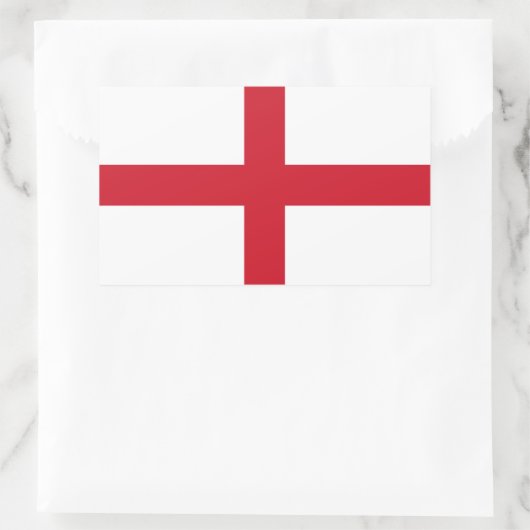 Sticker Rectangulaire Drapeau d'Angleterre (Sac)