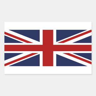 Sticker Rectangulaire Drapeau d'Angleterre 3