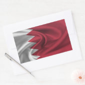 Sticker Rectangulaire Drapeau de Bahreïn (Enveloppe)