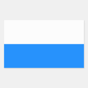 Sticker Rectangulaire Drapeau de Bavière