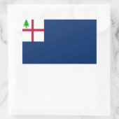 Sticker Rectangulaire Drapeau de Bunker Hill (Sac)