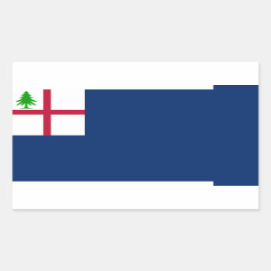 Sticker Rectangulaire Drapeau de Bunker Hill