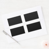 Sticker Rectangulaire Drapeau de Cornouailles (Enveloppe)