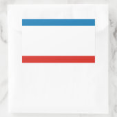 Sticker Rectangulaire Drapeau de Crimée (Sac)