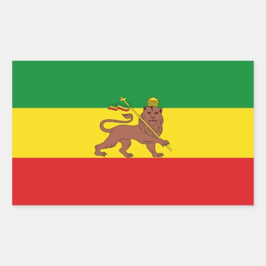 Sticker Rectangulaire Drapeau_de_Ethiopie_(1897-1936 ;_1941-1974).png (Devant)