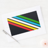 Sticker Rectangulaire Drapeau de fierté du handicap (Enveloppe)