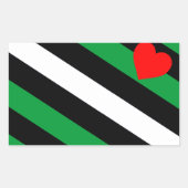 Sticker Rectangulaire Drapeau de fierté Leather Boi (Devant)