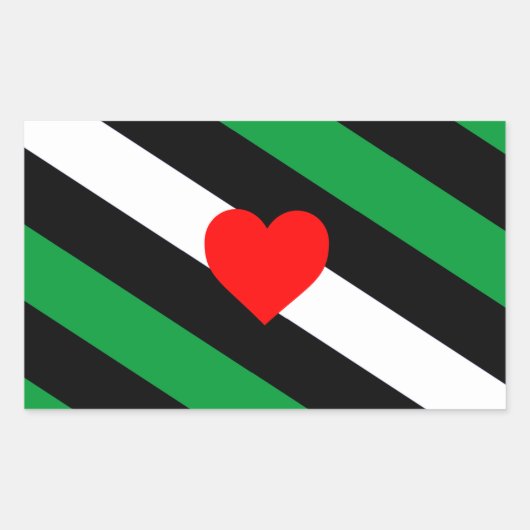 Sticker Rectangulaire Drapeau de fierté Leather Boi (Devant)