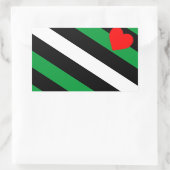 Sticker Rectangulaire Drapeau de fierté Leather Boi (Sac)