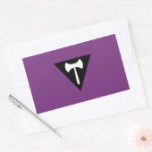 Sticker Rectangulaire Drapeau de fierté lesbienne Labrys (Enveloppe)