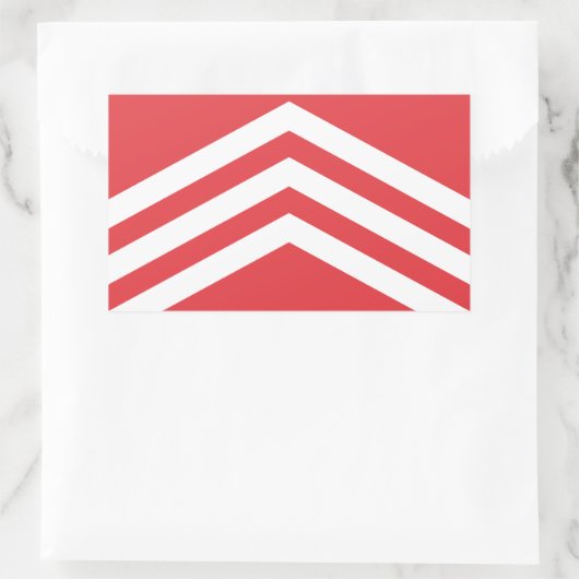 Sticker Rectangulaire Drapeau de Glamorgan (Sac)