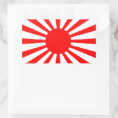 Sticker Rectangulaire Drapeau de guerre de l'armée impériale japonaise (Sac)