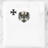 Sticker Rectangulaire Drapeau de guerre prussien (Sac)