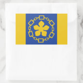 Sticker Rectangulaire Drapeau de Hamilton (Ontario) (Sac)